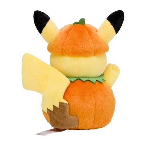 Pokemon Center Original Halloween Pumpkin Plush Doll Pikachu JAPAN OFFICIAL