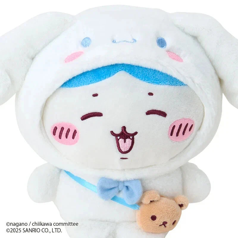 Sanrio Cinnamoroll x Chiikawa Hachiware Plush Doll JAPAN OFFICIAL