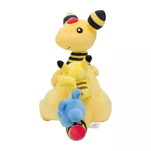 Pokemon Center Original Ampharos & Pikachu & Marill Plush Doll JAPAN OFFICIAL