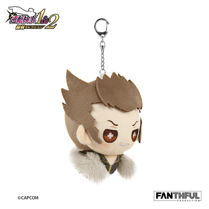 FANTHFUL Ace Attorney Investigations Shi-Long Lang Plush Keychain JAPAN OFFICIAL