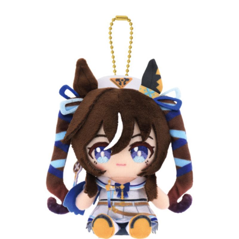 BANDAI Chibi Plush Sitting Mascot Uma Musume Cinderella Gray Vivlos JAPAN