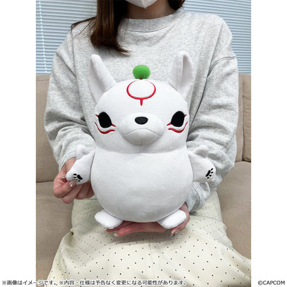 Capcom Okami 20th Anniversary MochiKawa Amaterasu Middle Plush Doll JAPAN