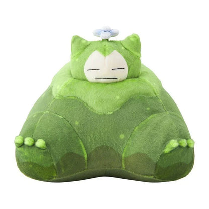 Pokemon Center Original Poco a Pokemon Snorlax Plush Moss Flower Plush Doll