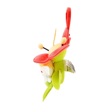 Pokemon Center Original Full Bloom Flabebe Red Flower Plush Keychain JAPAN