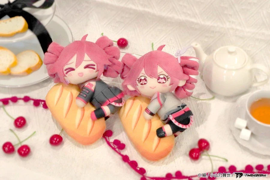 Fukuya French Bread Kasane Teto 2 set Plush Doll JAPAN OFFICIAL