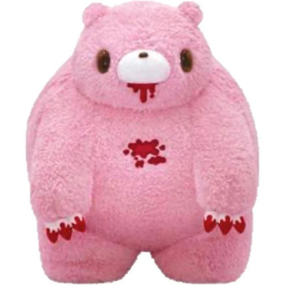 TAITO Chax GP Gloomy The Naughty Grizzly Bear Chubby Shape Blood Plush JAPAN