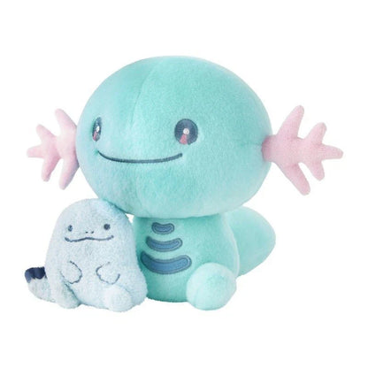 Pokemon Center Original Little Daydream Wooper & Quagsire Plush Doll JAPAN