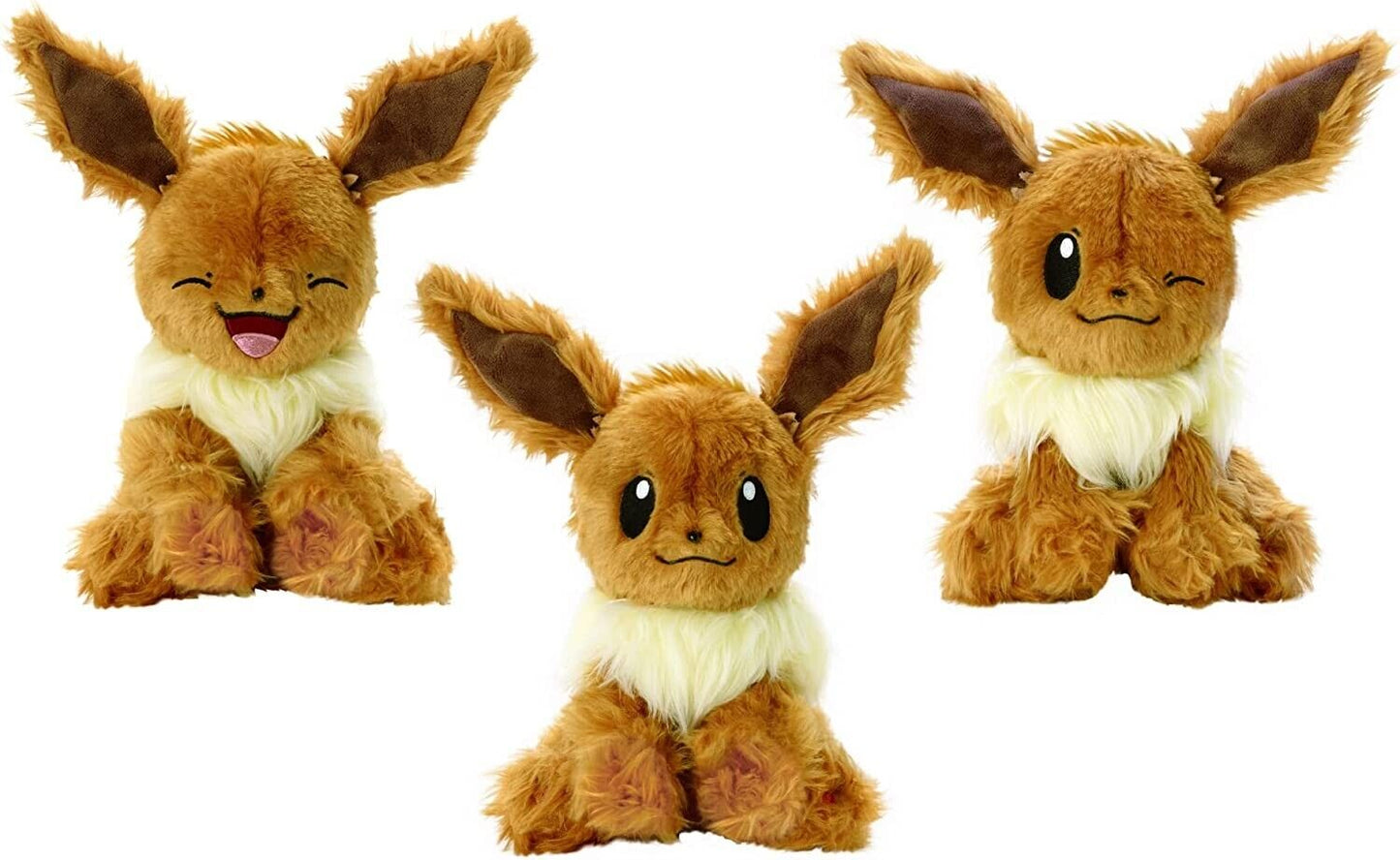SEGA Pokemon Eevee WHO are YOU ? Plush Doll JAPAN OFFICIAL