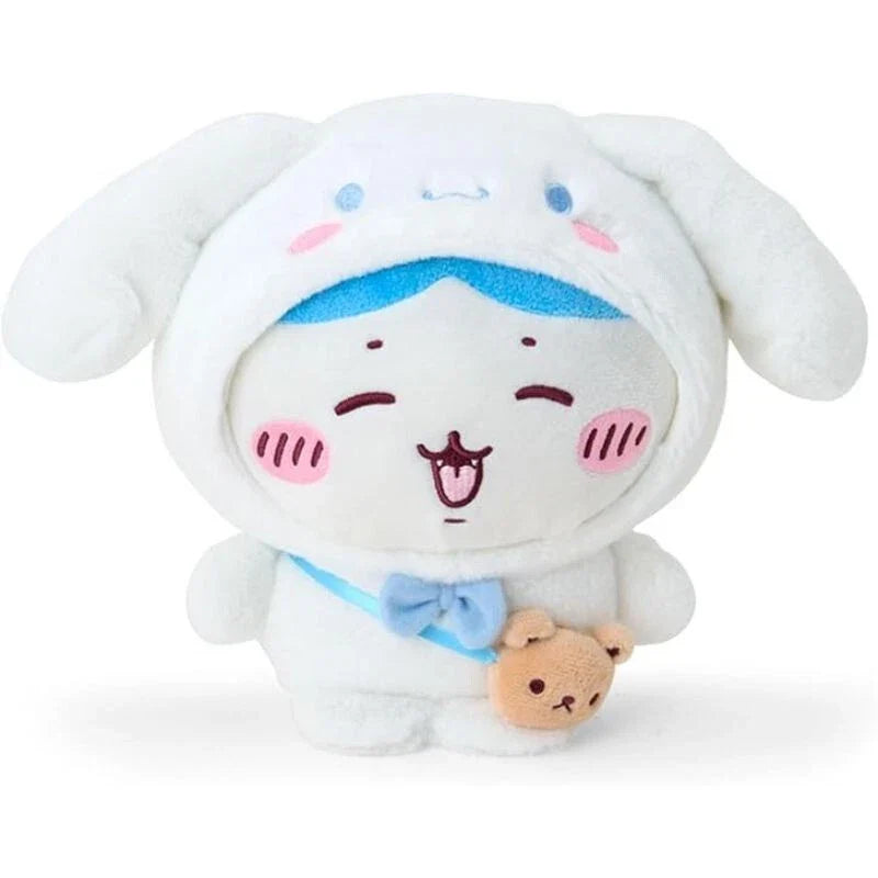 Sanrio Cinnamoroll x Chiikawa Hachiware Plush Doll JAPAN OFFICIAL