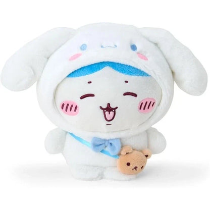 Sanrio Cinnamoroll x Chiikawa Hachiware Plush Doll JAPAN OFFICIAL