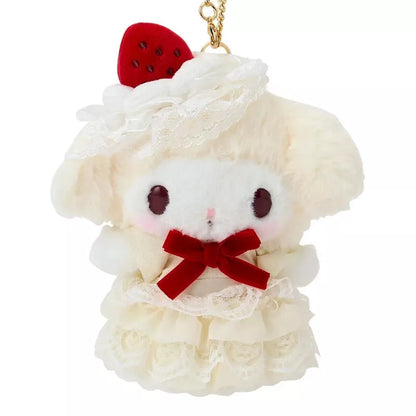 Sanrio My Melody Mascot Bag Charm Strawberry Sponge Cake JAPAN OFFICIAL