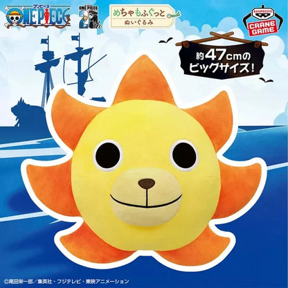 Banpresto ONE PIECE Mecha Mofugutto Thousand Sunny Bow Plush Doll JAPAN OFFICIAL