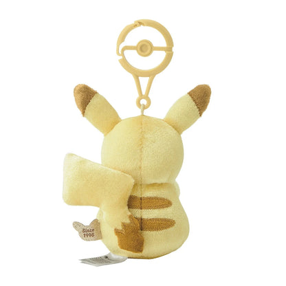 Pokemon Center Original 30th Anniversary Pika Pika! Pikachu Plush Keychain