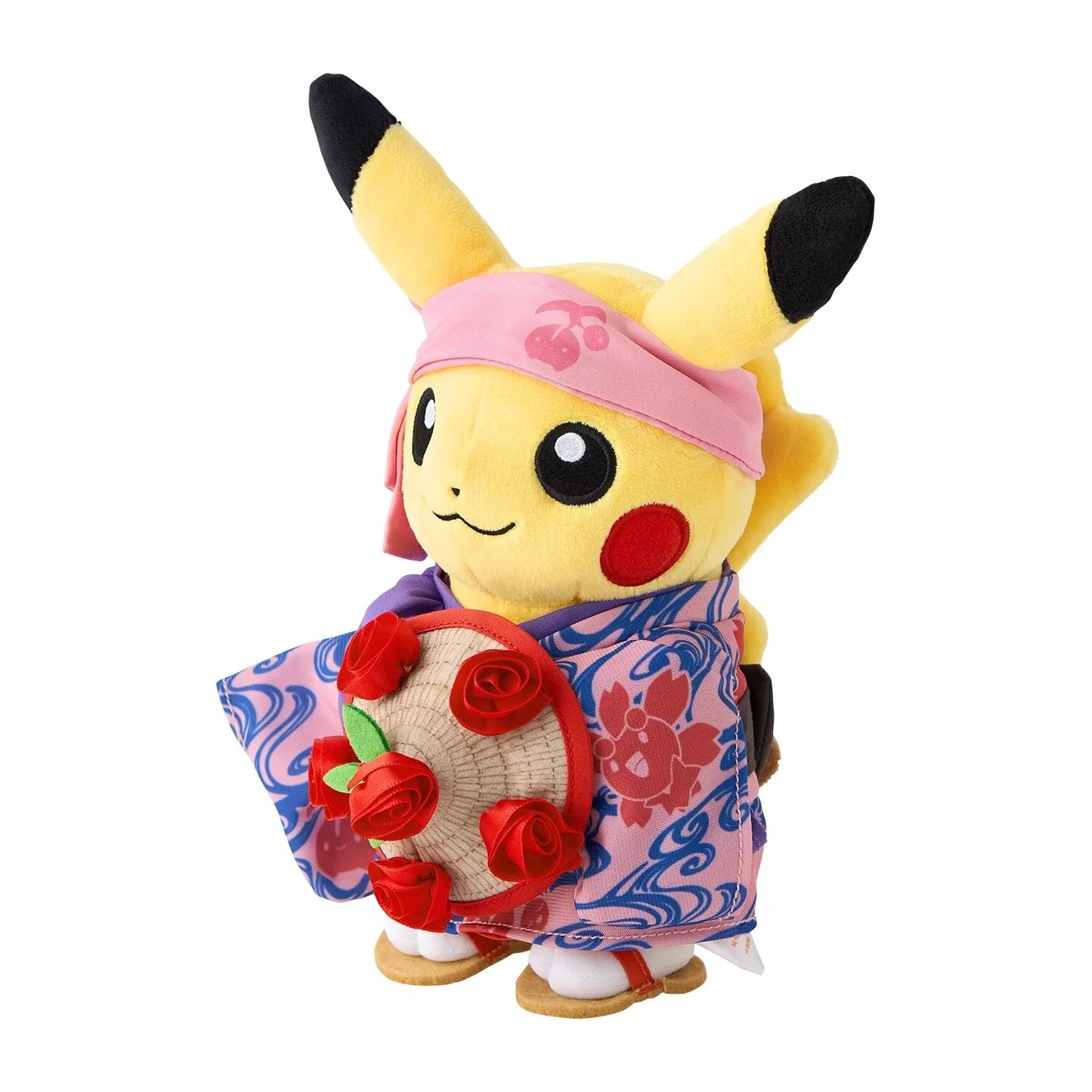 Pokemon Center Original Hanagasa Festival Pikachu Plush Doll JAPAN OFFICIAL