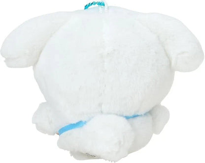 Sanrio Cinnamoroll x Chiikawa Mascot Holder Hachiware Plush JAPAN OFFICIAL