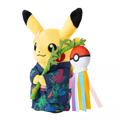 Pokemon Center Original Tanabata Festival Pikachu Plush Doll JAPAN OFFICIAL