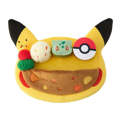 Pokemon Center Original Cafe Plate Plush Pikachu JAPAN OFFICIAL