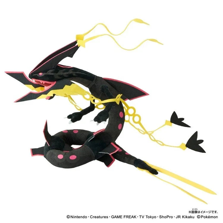 Pokemon Shiny Mega Rayquaza Plush Doll JAPAN OFFICIAL