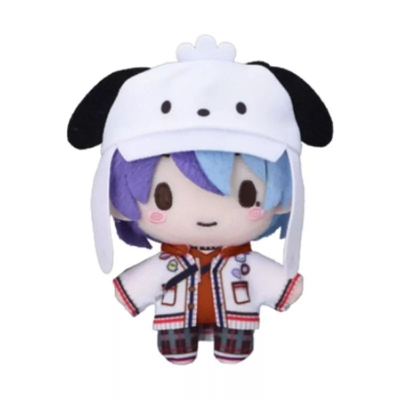 SEGA Project Sekai x Sanrio Fuwapuchi Toya Aoyagi Mascot Plush Doll JAPAN