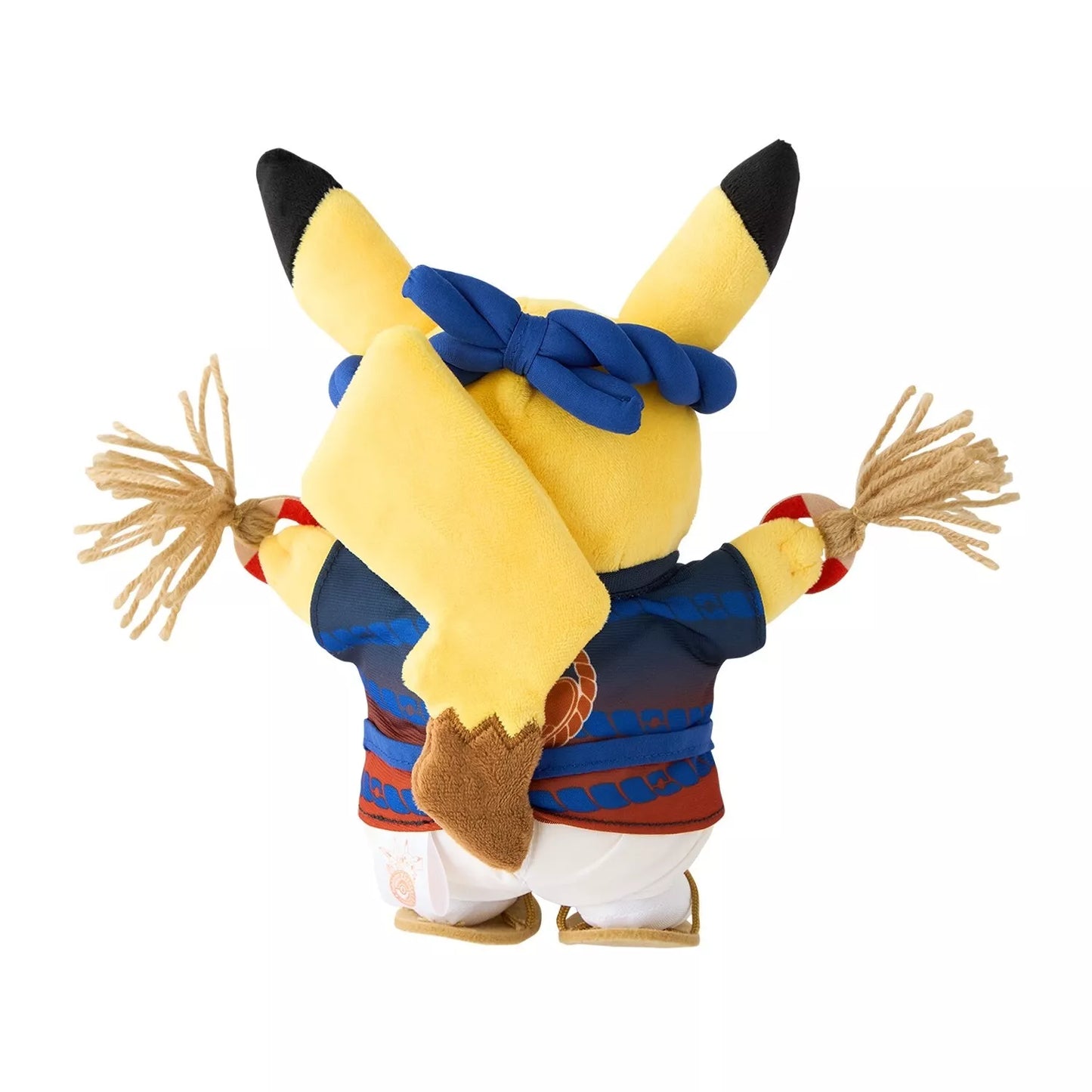 Pokemon Center Original Waraji Festival Pikachu Plush Doll JAPAN OFFICIAL
