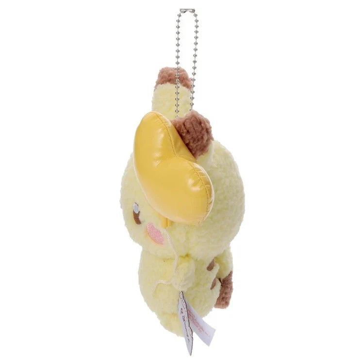 Pokemon Pokepeace Pikachu Mellow Heart Plush Keychain JAPAN OFFICIAL