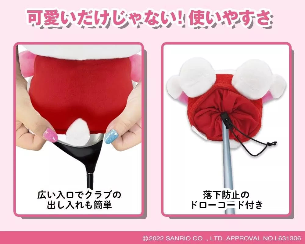 Sanrio Golf Driver Head Cover Hello Kitty Pink ver. 460cc JAPAN OFFICIAL