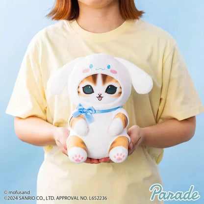 TAITO mofusand x Sanrio Characters Big Plush Doll Cinnamoroll JAPAN OFFICIAL