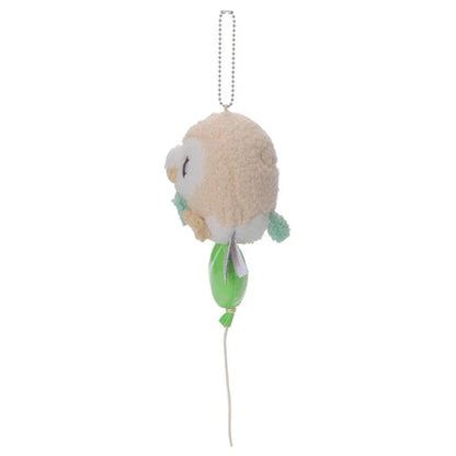 Pokemon Pokepeace Rowlet Mellow Heart Plush Keychain JAPAN OFFICIAL