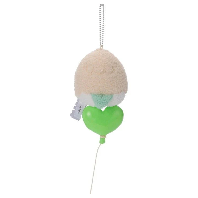 Pokemon Pokepeace Rowlet Mellow Heart Plush Keychain JAPAN OFFICIAL