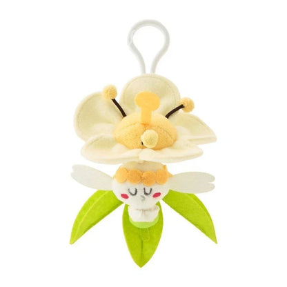 Pokemon Center Original Full Bloom Flabebe White Flower Plush Keychain JAPAN