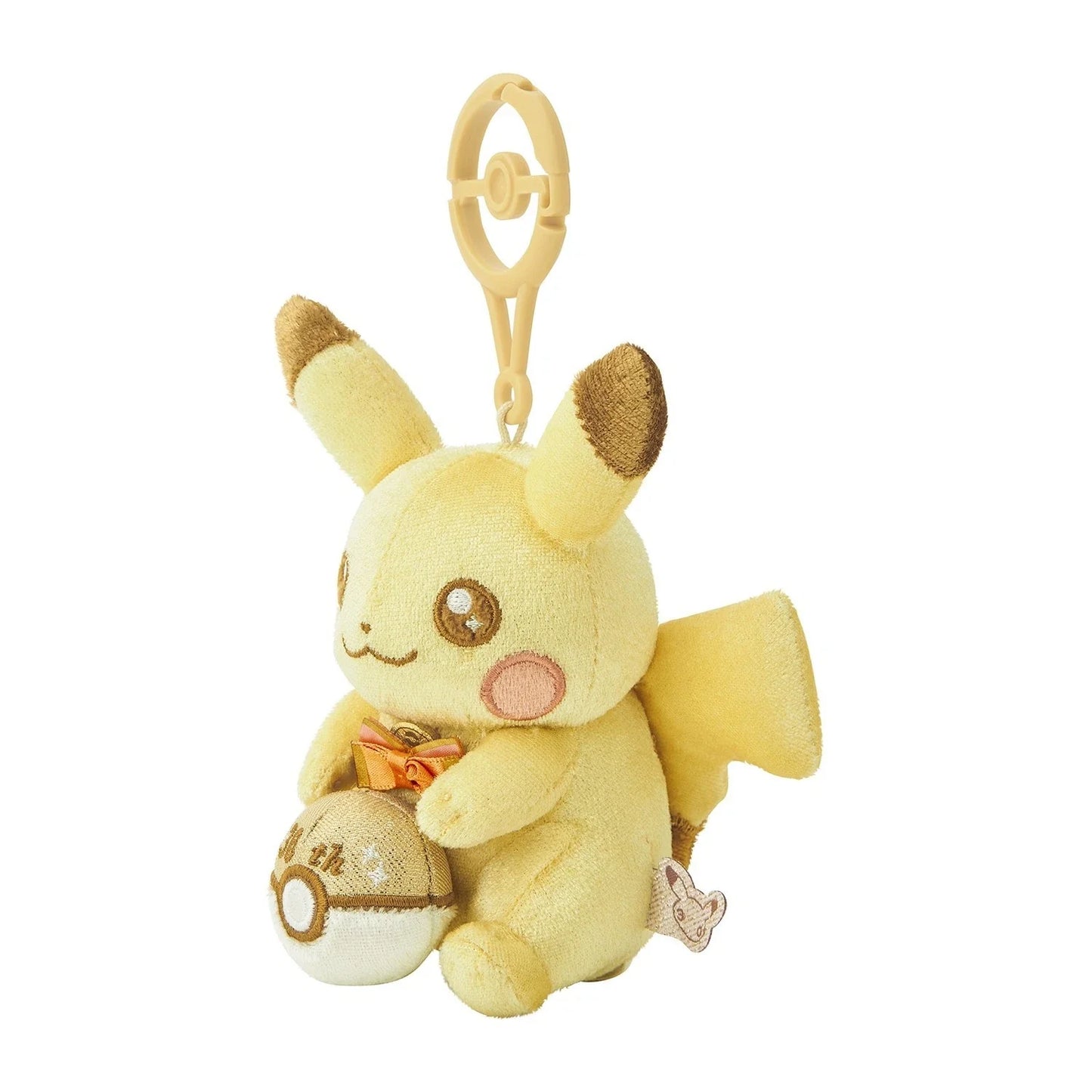 Pokemon Center Original 30th Anniversary Pika Pika! Pikachu Plush Keychain