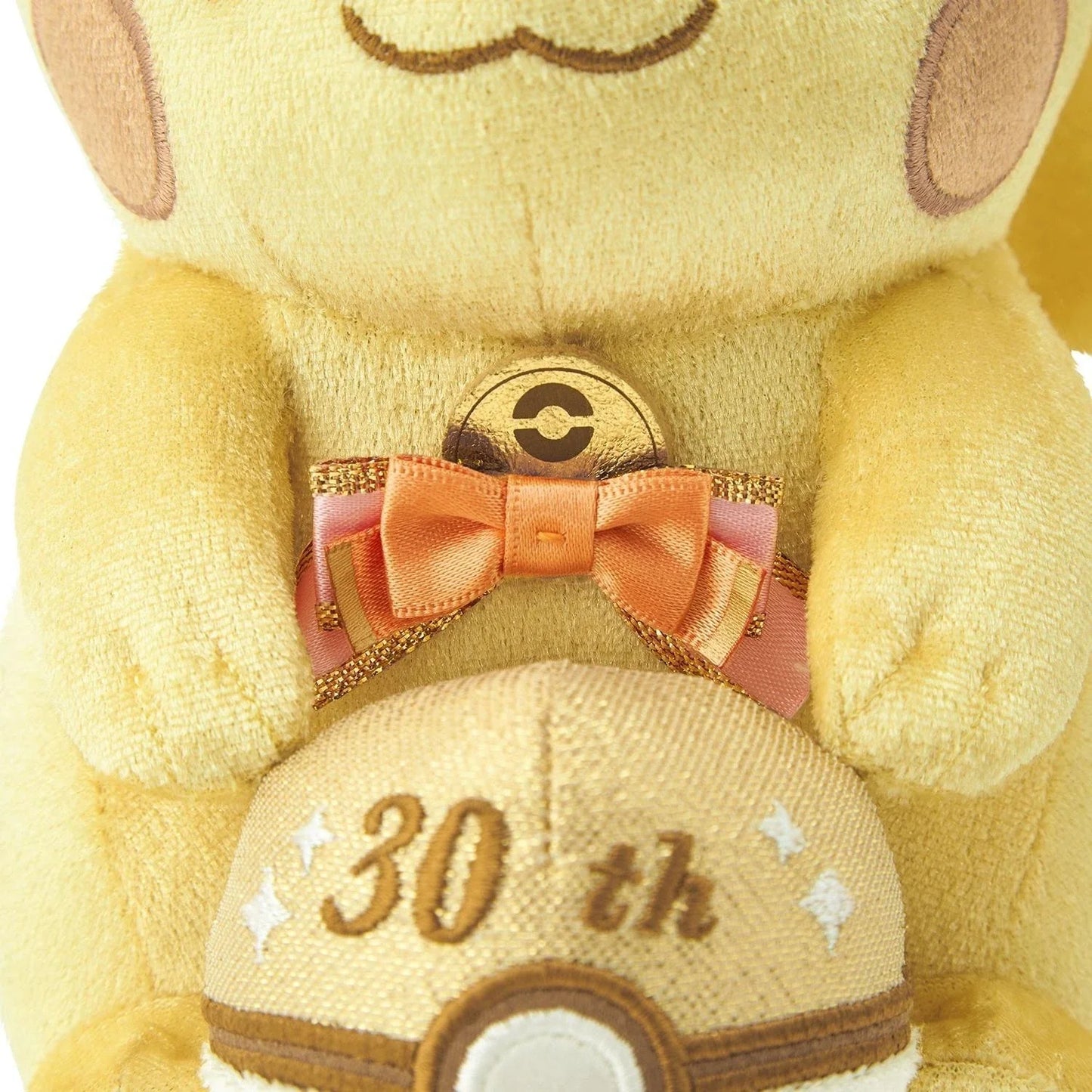 Pokemon Center Original 30th Anniversary Pika Pika! Pikachu Plush Doll JAPAN