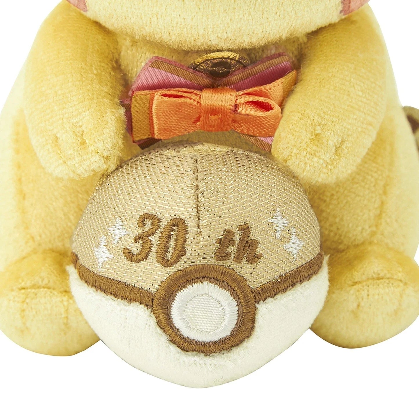Pokemon Center Original 30th Anniversary Pika Pika! Pikachu Plush Keychain
