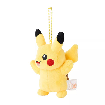 Pokemon Center Original Pikachu & Victini Plush Keychain High Five ver. JAPAN