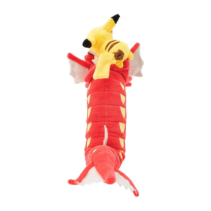 Pokemon Center Original Red Gyarados And Pikachu Hiroshima R Plush Doll JAPAN