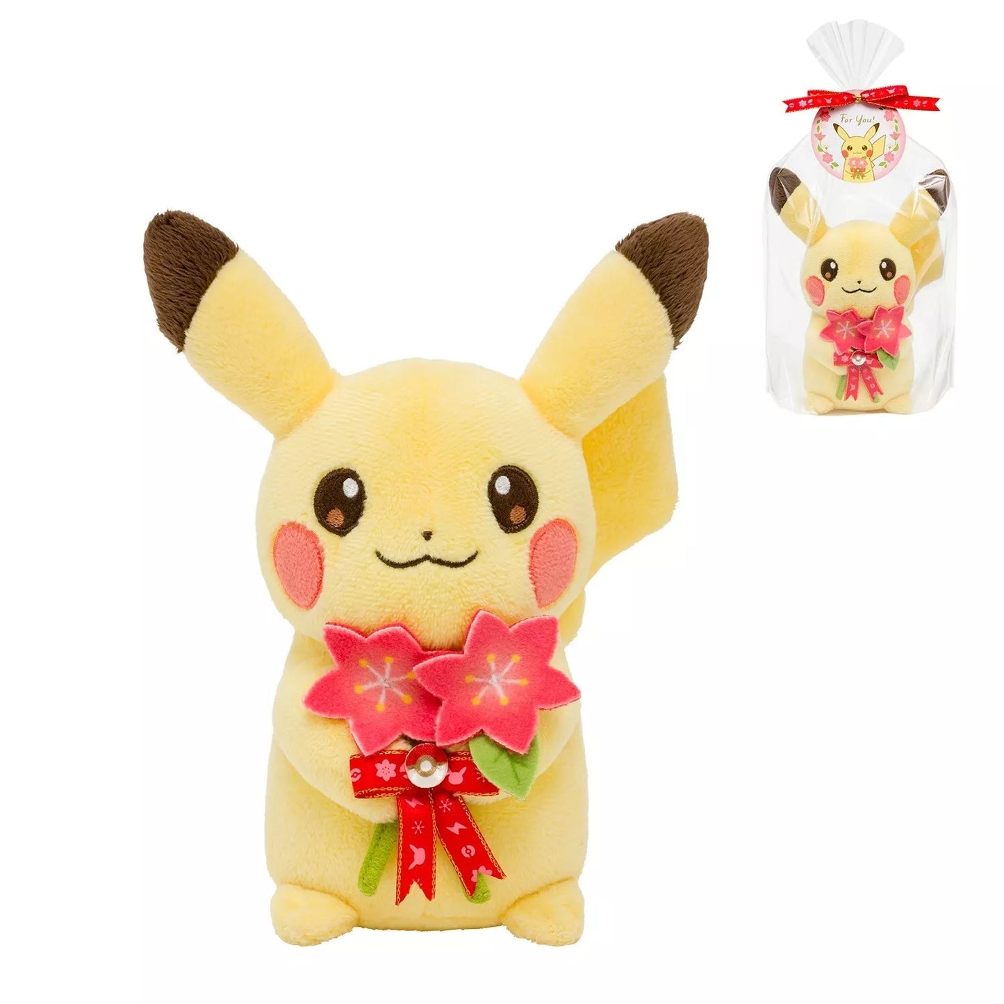 Pokemon Center Original Pikachu Gracidea Flower Ver. Plush Doll JAPAN OFFICIAL