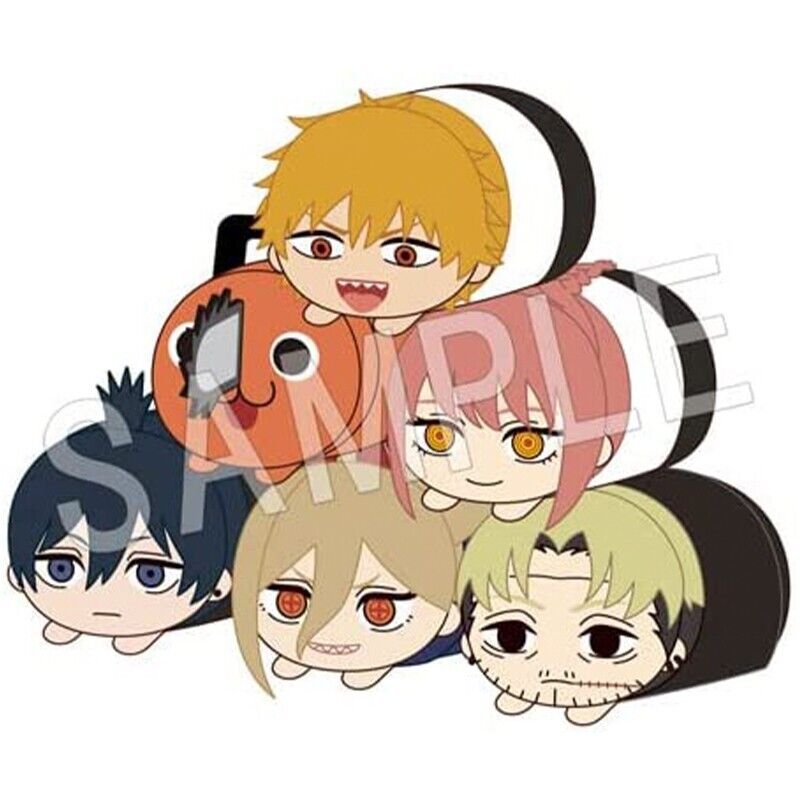 Chainsaw Man Mochikororin Plush Toy Mascot BOX Complete Set of 6 JAPAN ZA-473