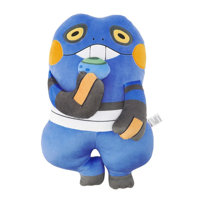 Pokemon Center Original Training Time Relax Cushion Croagunk JAPAN OFFICIAL