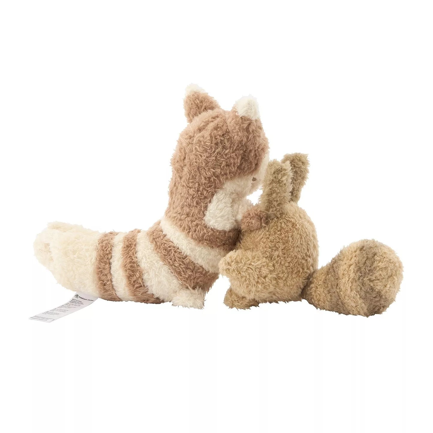 Pokemon Center Original Buru Buru Mugyu! Sentret & Furret Plush Doll JAPAN