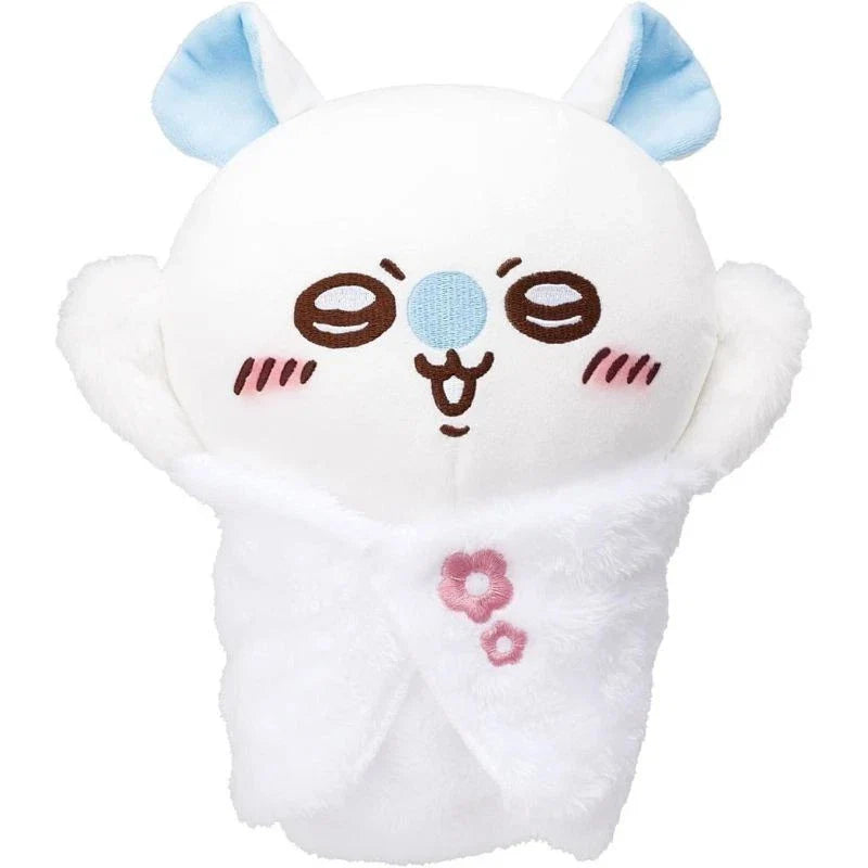 BANDAI Chiikawa Momonga I'll be as cute as I can! Talking Plush Doll JAPAN