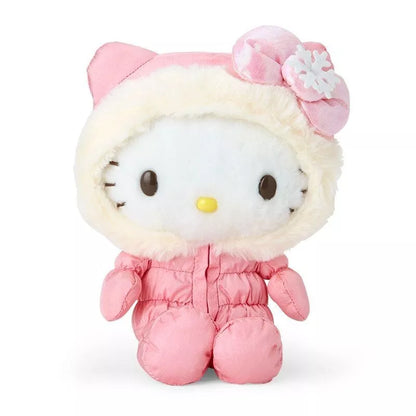 Sanrio Hello Kitty Fluffy Winter Plush Doll JAPAN OFFICIAL