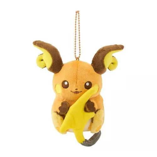 Pokemon Center Original Magnetic Plush Keychain Raichu & Alolan Raichu JAPAN