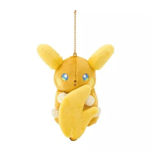 Pokemon Center Original Magnetic Plush Keychain Raichu & Alolan Raichu JAPAN