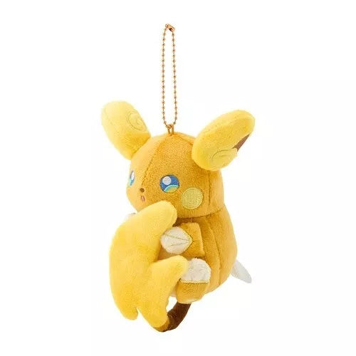 Pokemon Center Original Magnetic Plush Keychain Raichu & Alolan Raichu JAPAN