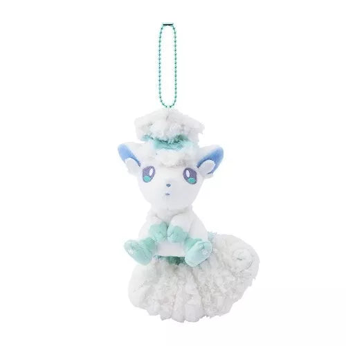 Pokemon Center Original Magnetic Plush Keychain Vulpix & Alolan Vulpix JAPAN