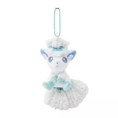 Pokemon Center Original Magnetic Plush Keychain Vulpix & Alolan Vulpix JAPAN