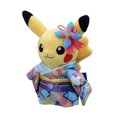 Pokemon Center Original Plush Doll Kaga Kimono Pikachu Pokemon Center Kanazawa