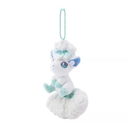 Pokemon Center Original Magnetic Plush Keychain Vulpix & Alolan Vulpix JAPAN