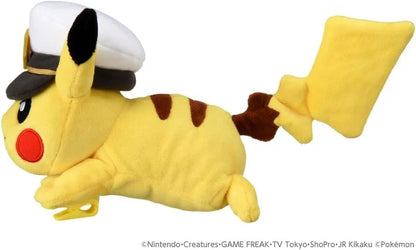 Takara Tomy Pokemon Plush Shoulder Captain Pikachu JAPAN OFFICIAL