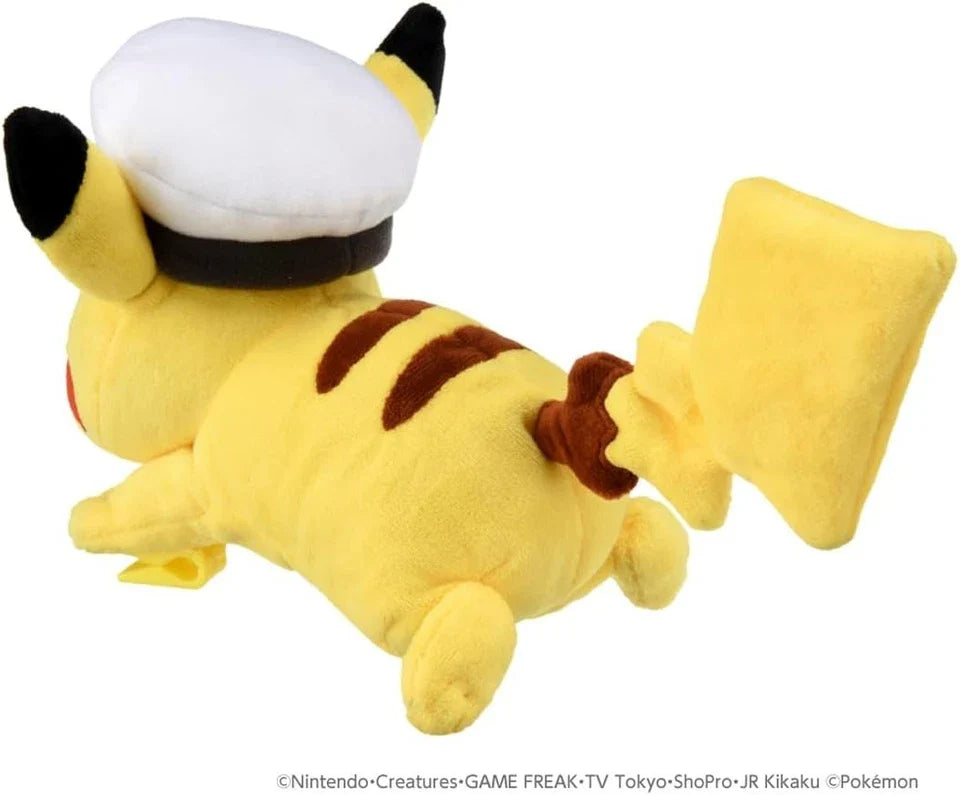 Takara Tomy Pokemon Plush Shoulder Captain Pikachu JAPAN OFFICIAL